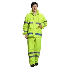 Flourcent  Rain Coat